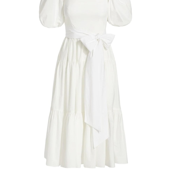 Cara Cara Sydney Puff-Sleeve Belted Dress - Picture 3 of 7